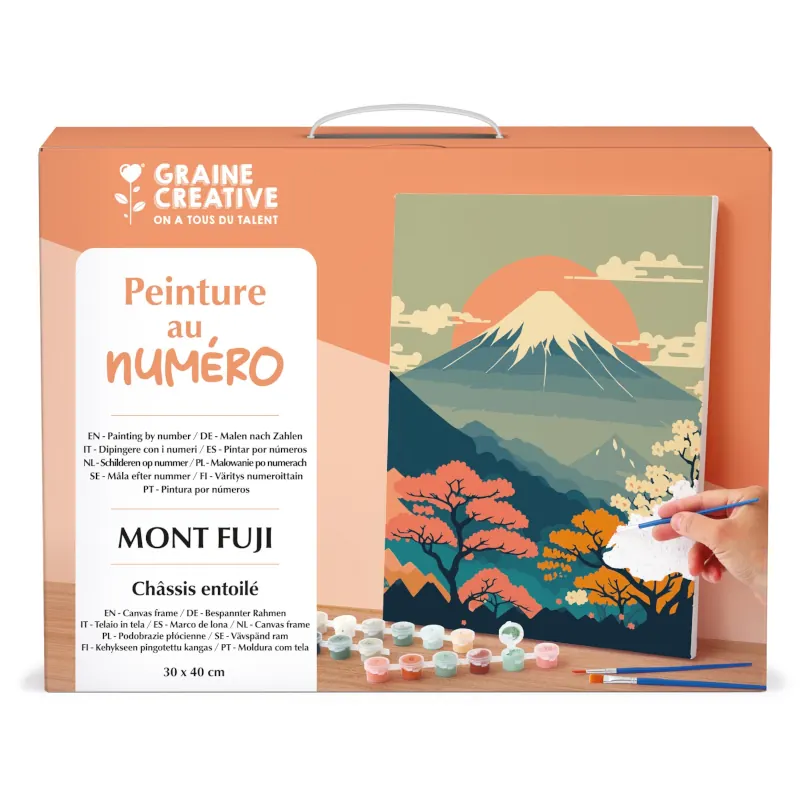 Alternative view of Numeromaalaus 30x40cm - Mount Fuji