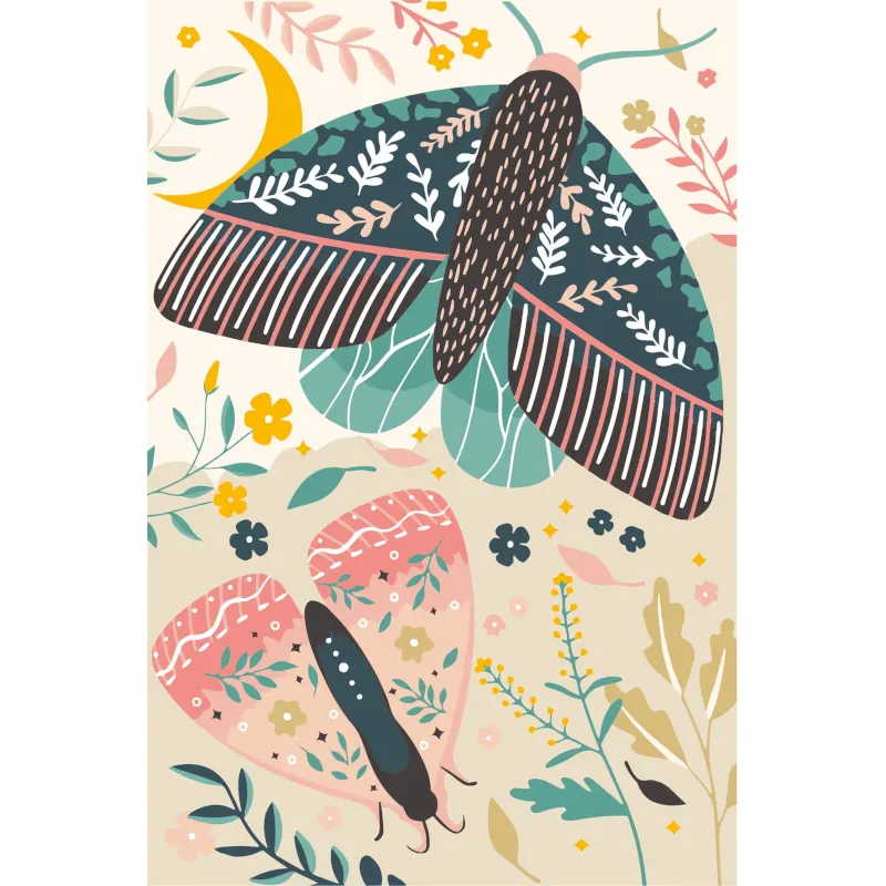 Numeromaalaus 20x30cm - Perhoset