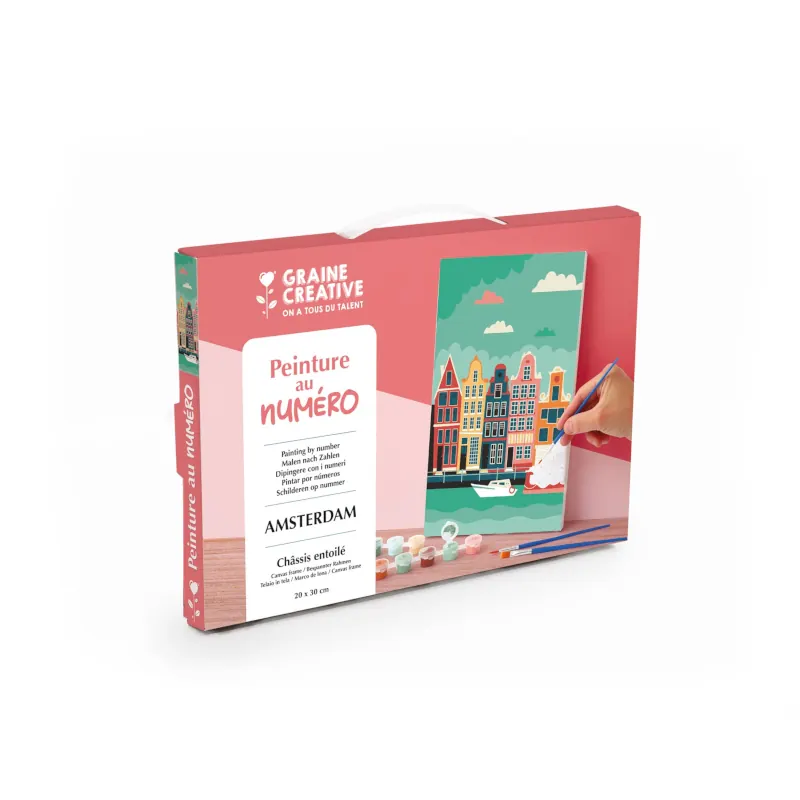 Alternative view of Numeromaalaus 20x30cm - Amsterdam