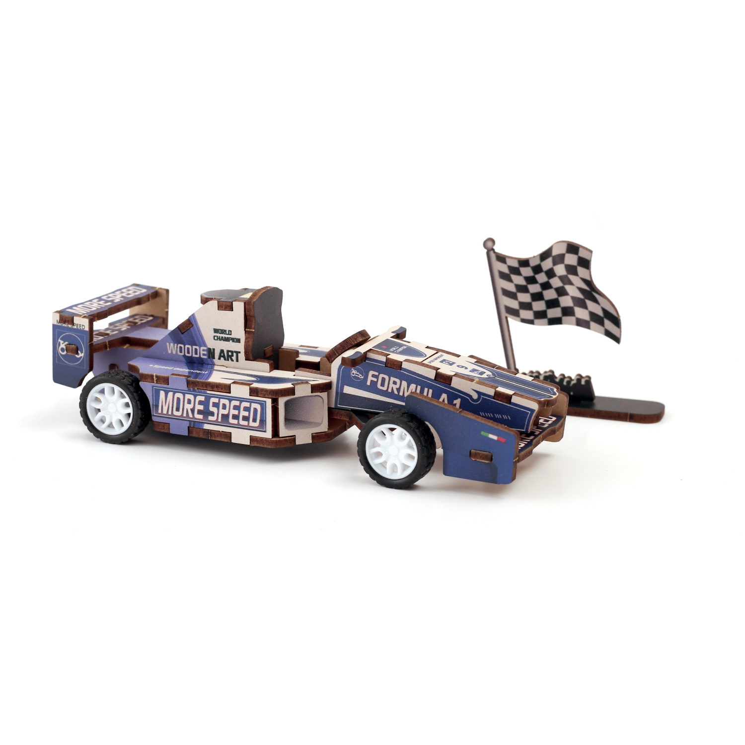 3D Ajoneuvo Rakennussarja - Kilpa-auto