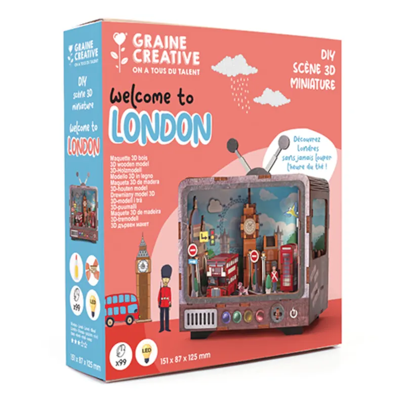 Alternative view of 3D Puumalli TV - Welcome to London