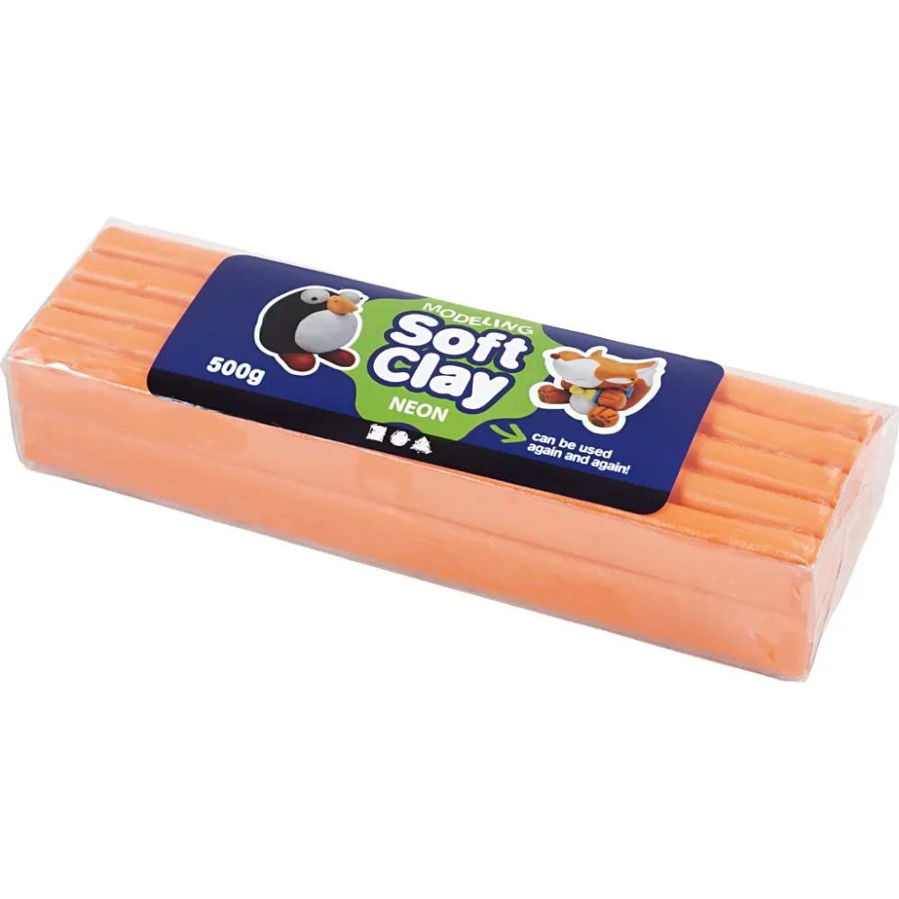 Soft Clay - Neon Oranssi