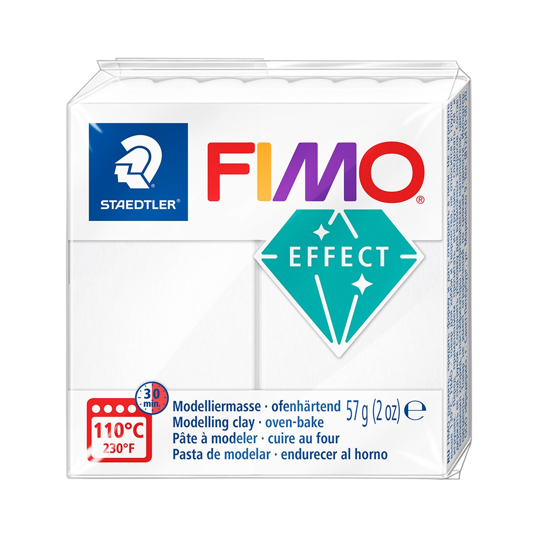 Fimo Effect 57g - 014 Translucent White