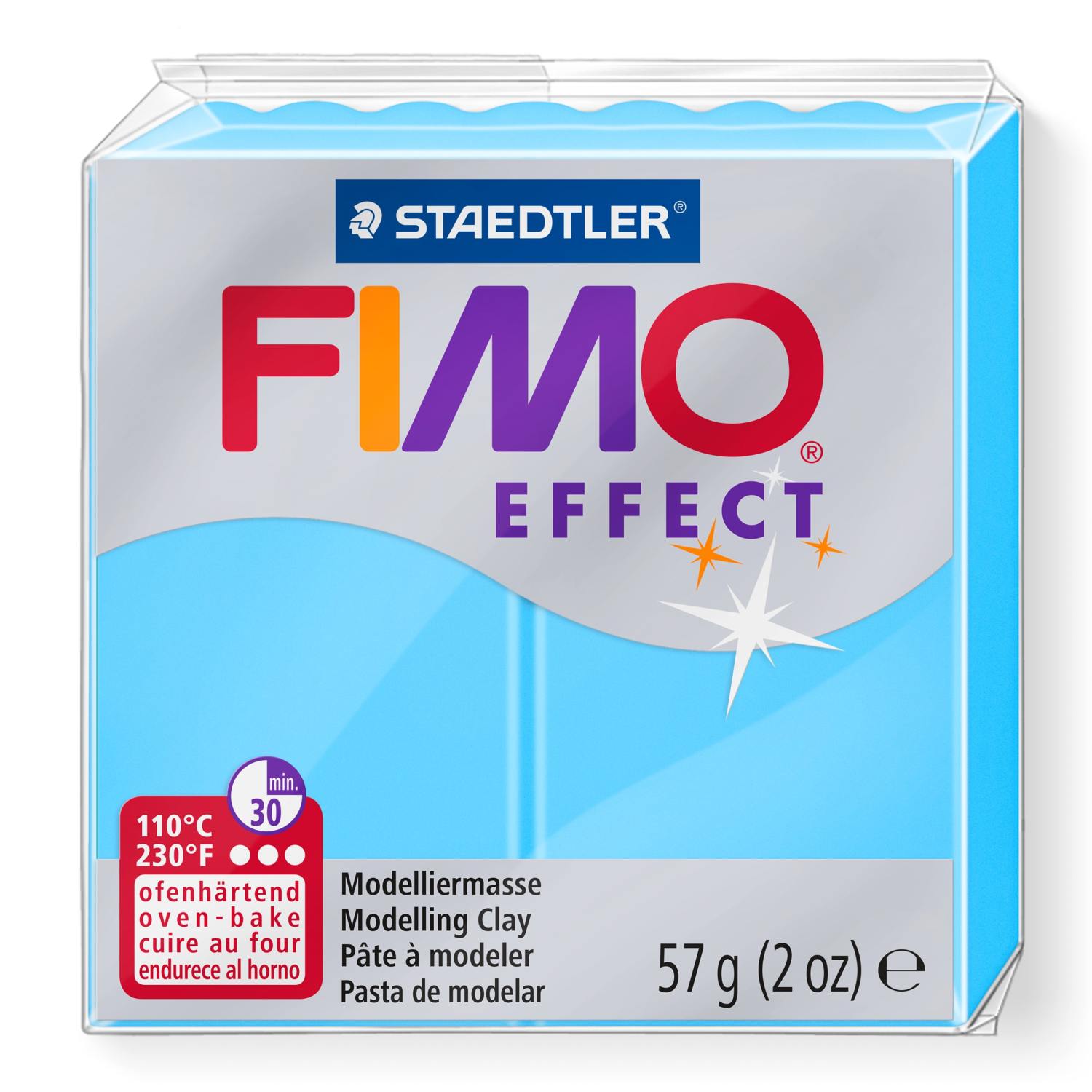 Fimo Neon 57g - 301 Neon Blue