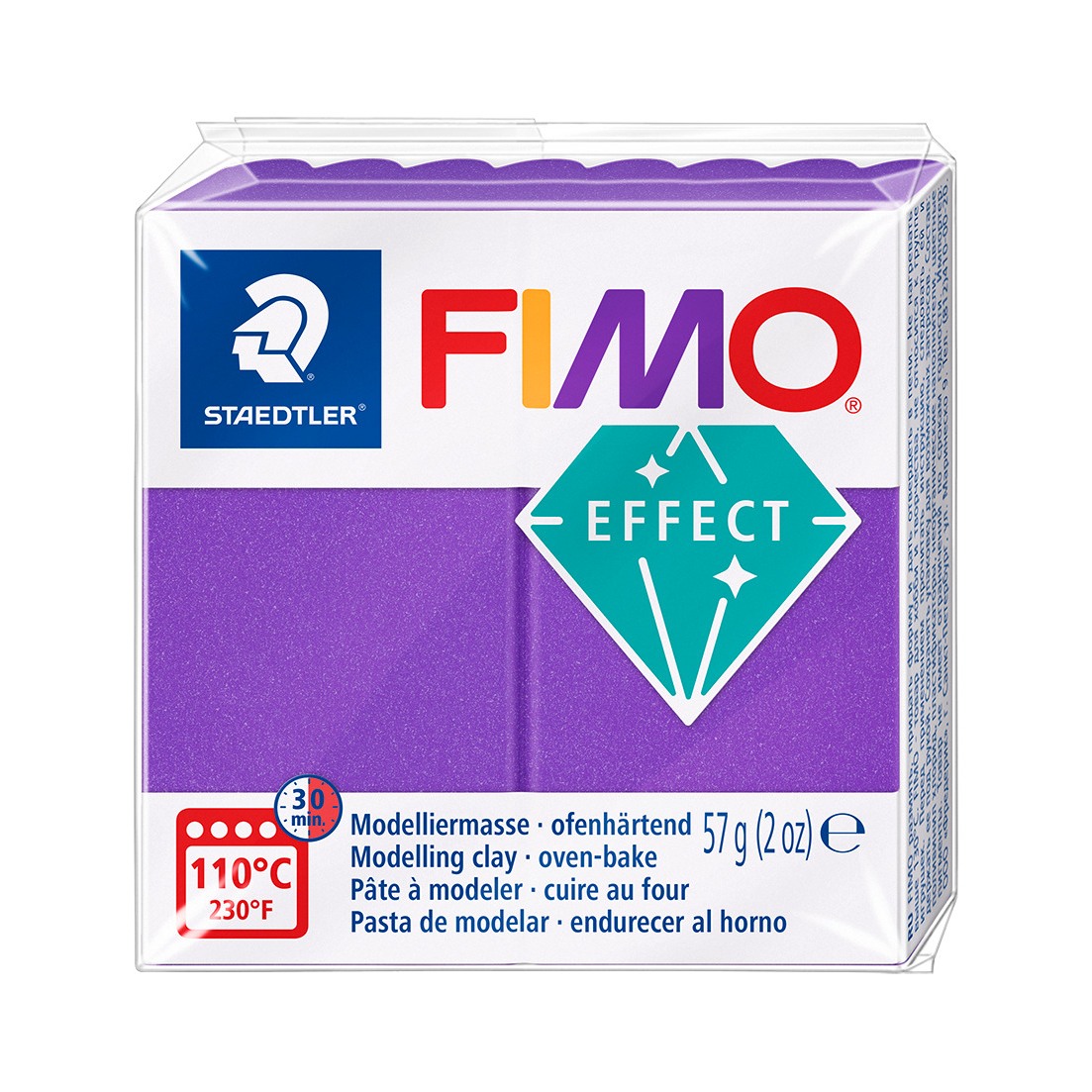 Fimo Effect 57g - 61 Metallic Lila