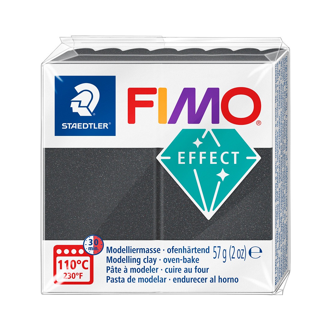 Fimo Effect - 91 Metallic Steel Grey
