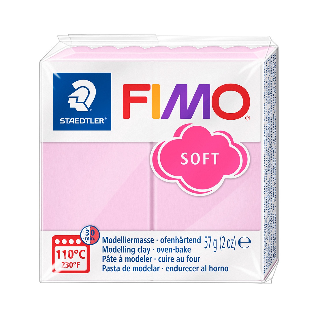 Fimo Soft 57g - 205 Light Pink