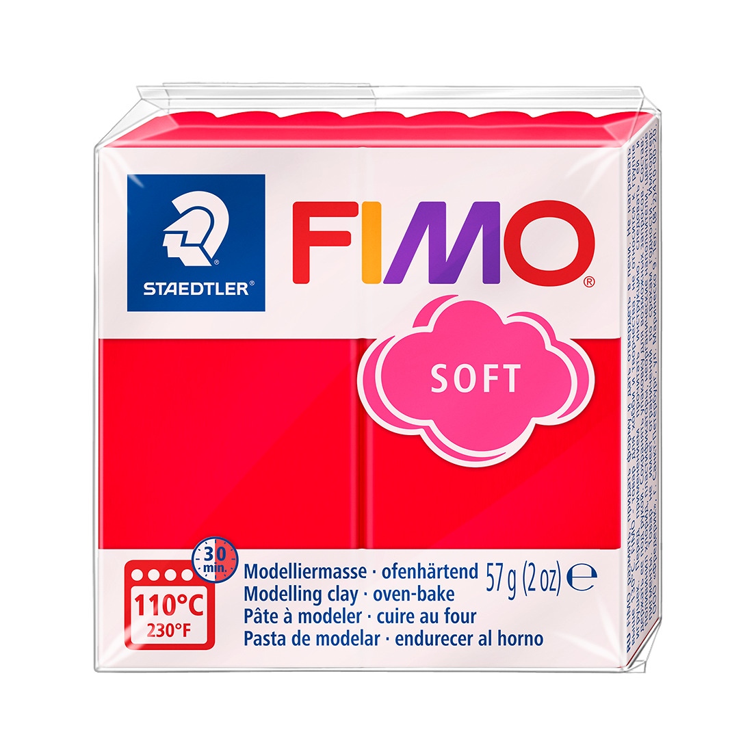 Fimo Soft 57g - 24 Indian Red