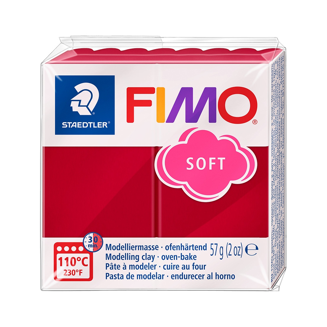 Fimo Soft 57g - 26 Cherry Red