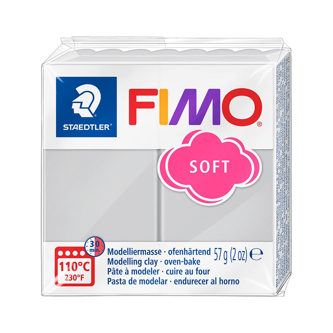 Fimo Soft 57g - 80 Dolphin Grey