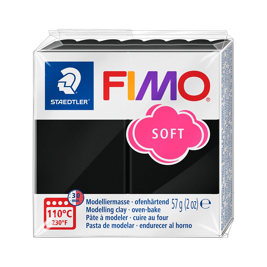 Fimo Soft 57g - 9 Black