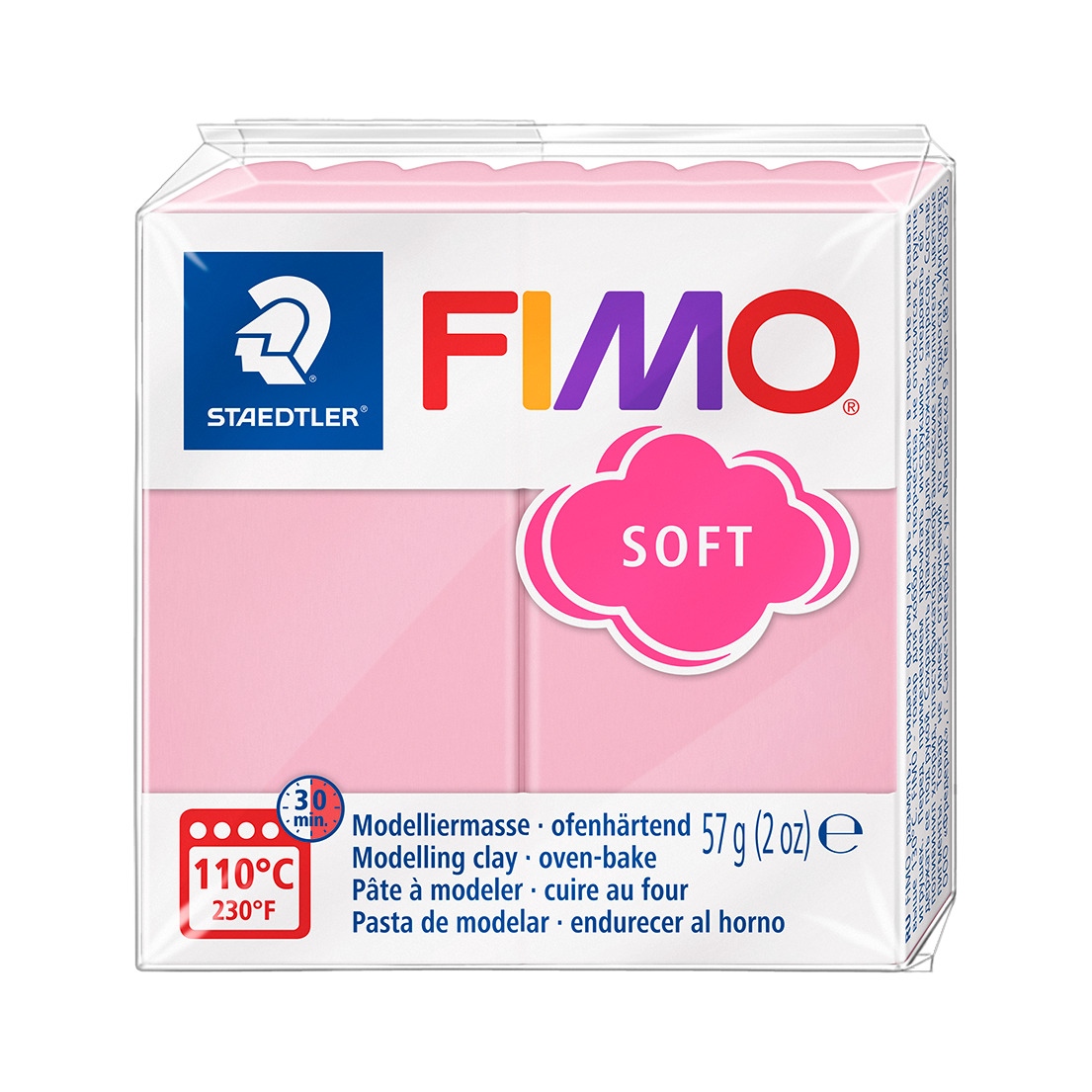 Fimo Soft 57g - T21 Strawberry Cream