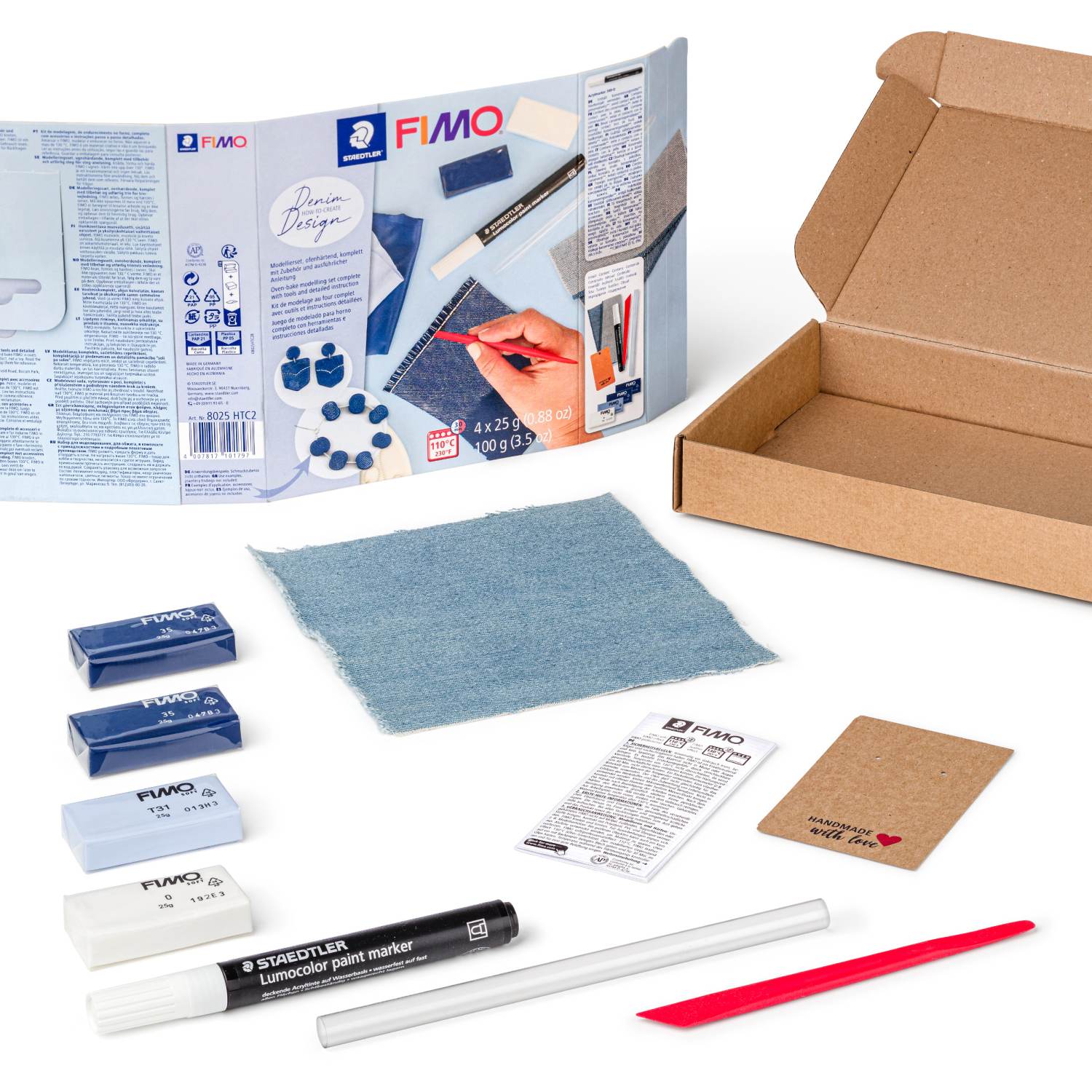 Alternative view of Fimo How-To-Create - Denim Design