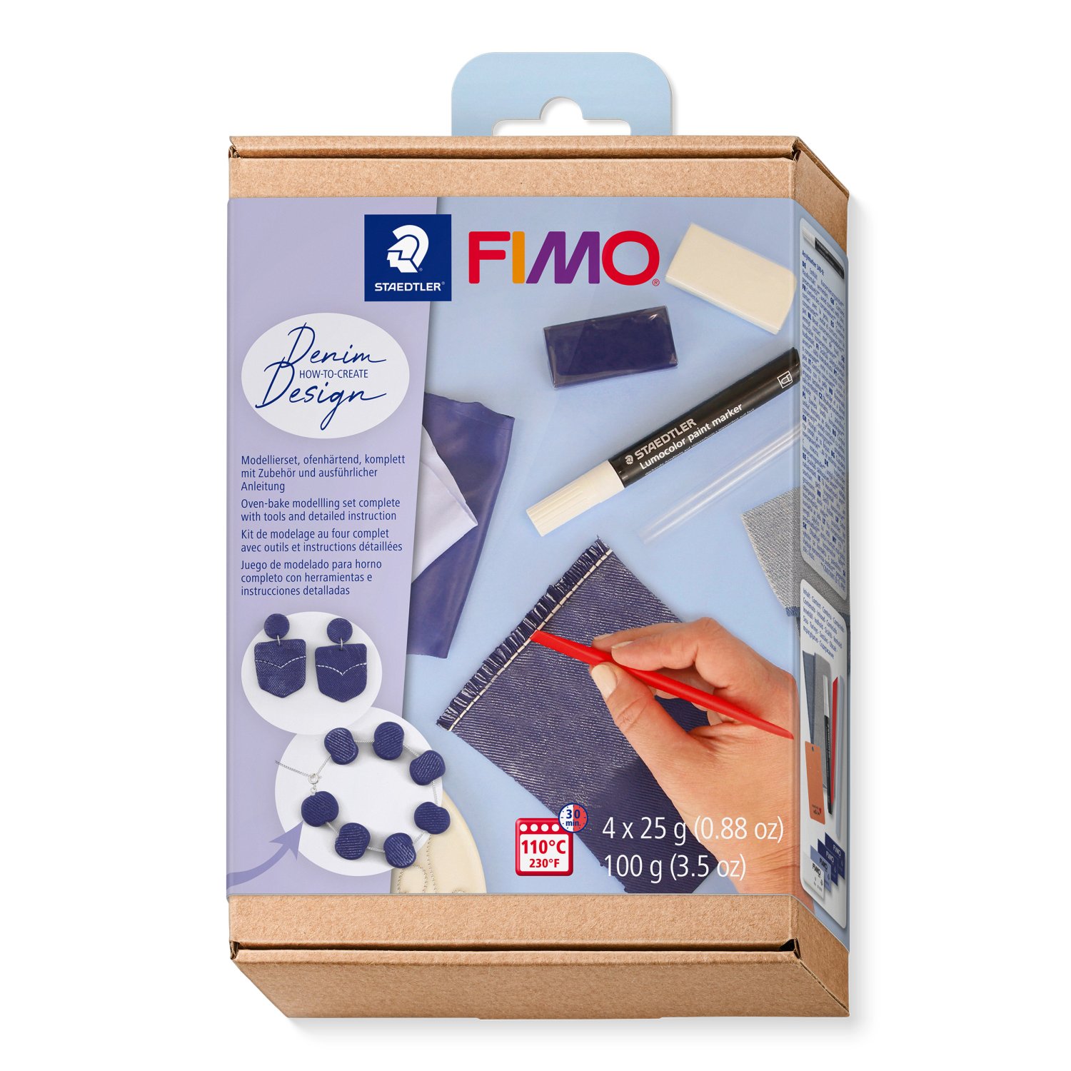 Fimo How-To-Create - Denim Design