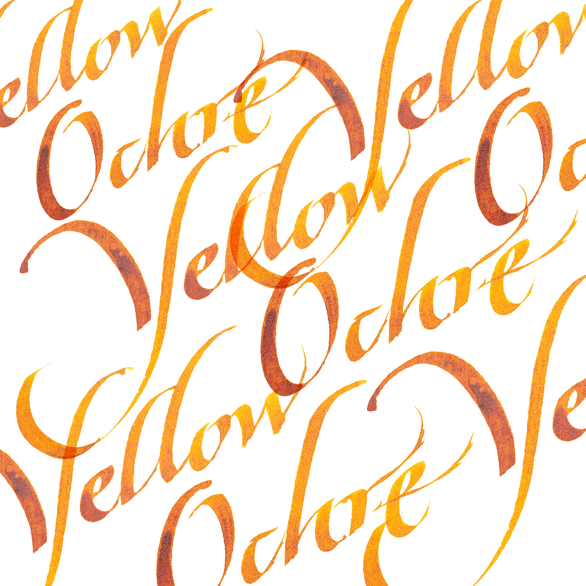 Alternative view of Calligraphy Ink - Yellow Ochre