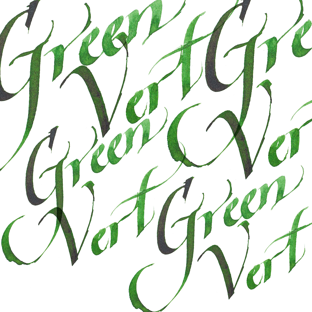 Alternative view of Calligraphy Ink - Green