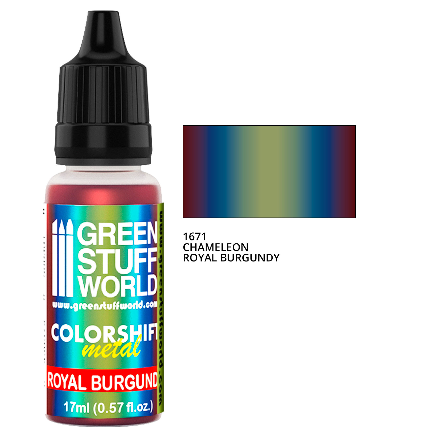 Colorshift Metal - Royal Burgundy