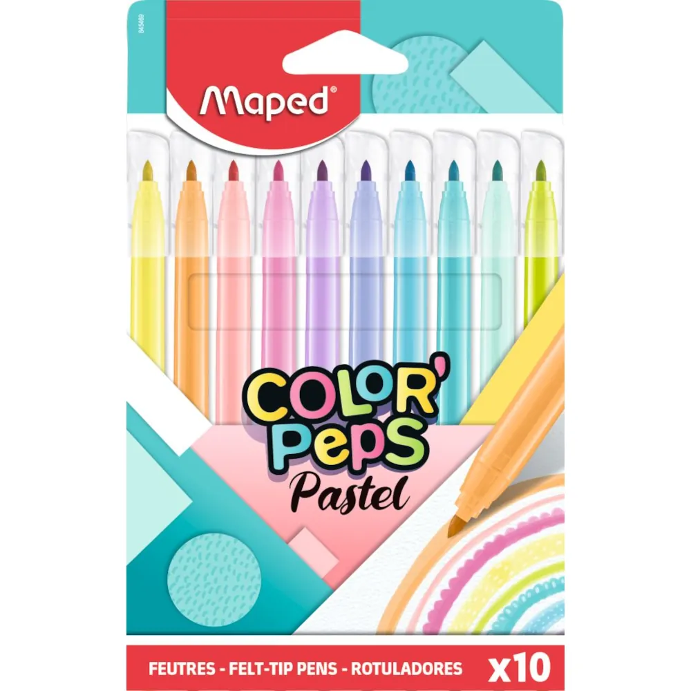Maped Huopakynä Pastel 10 sävyä