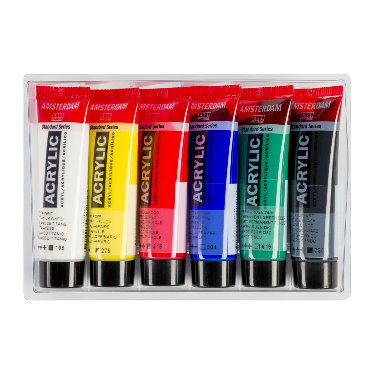 Alternative view of Amsterdam Acrylic lajitelma 6x20ml - General Selection