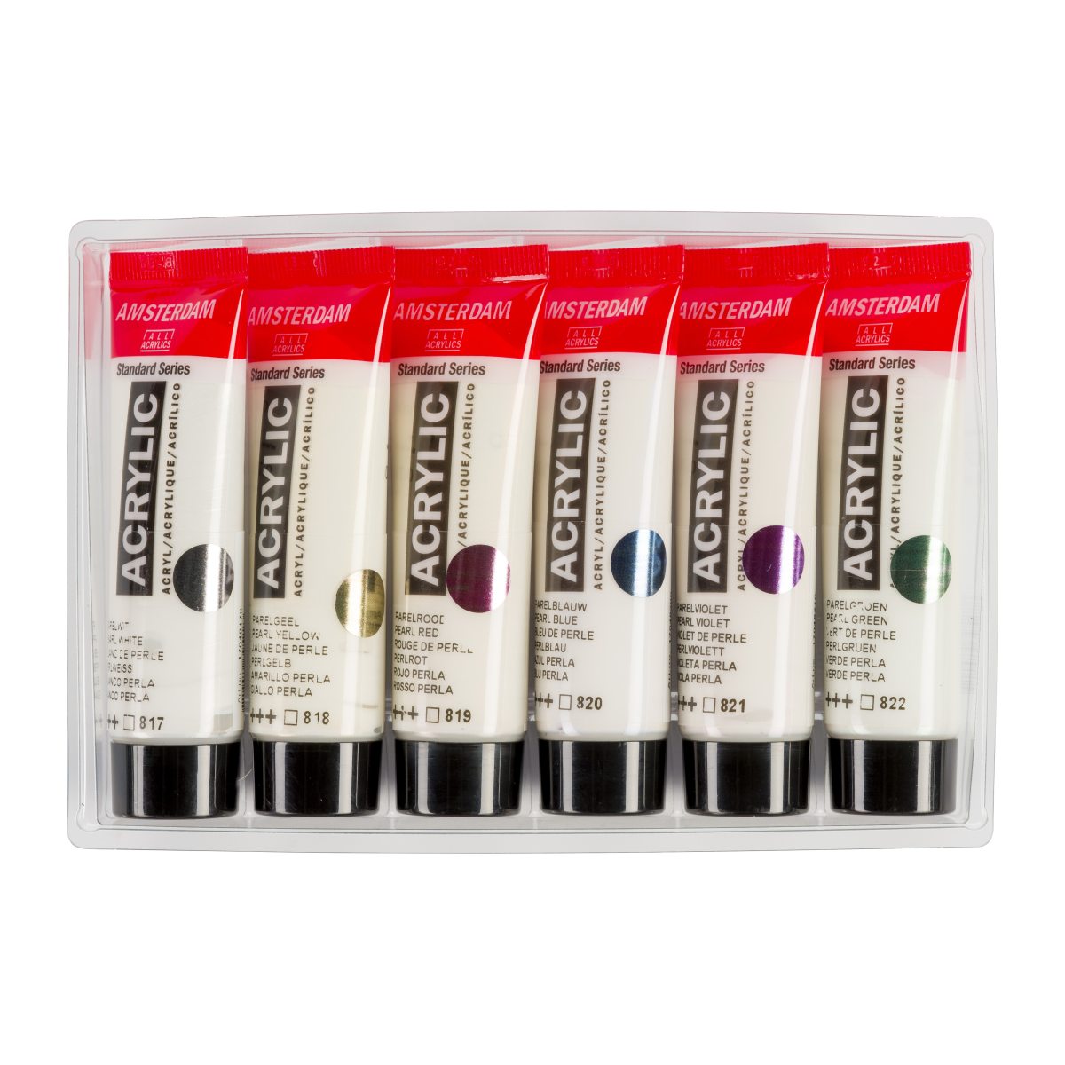 Alternative view of Amsterdam Acrylic lajitelma 6x20ml - Pearl
