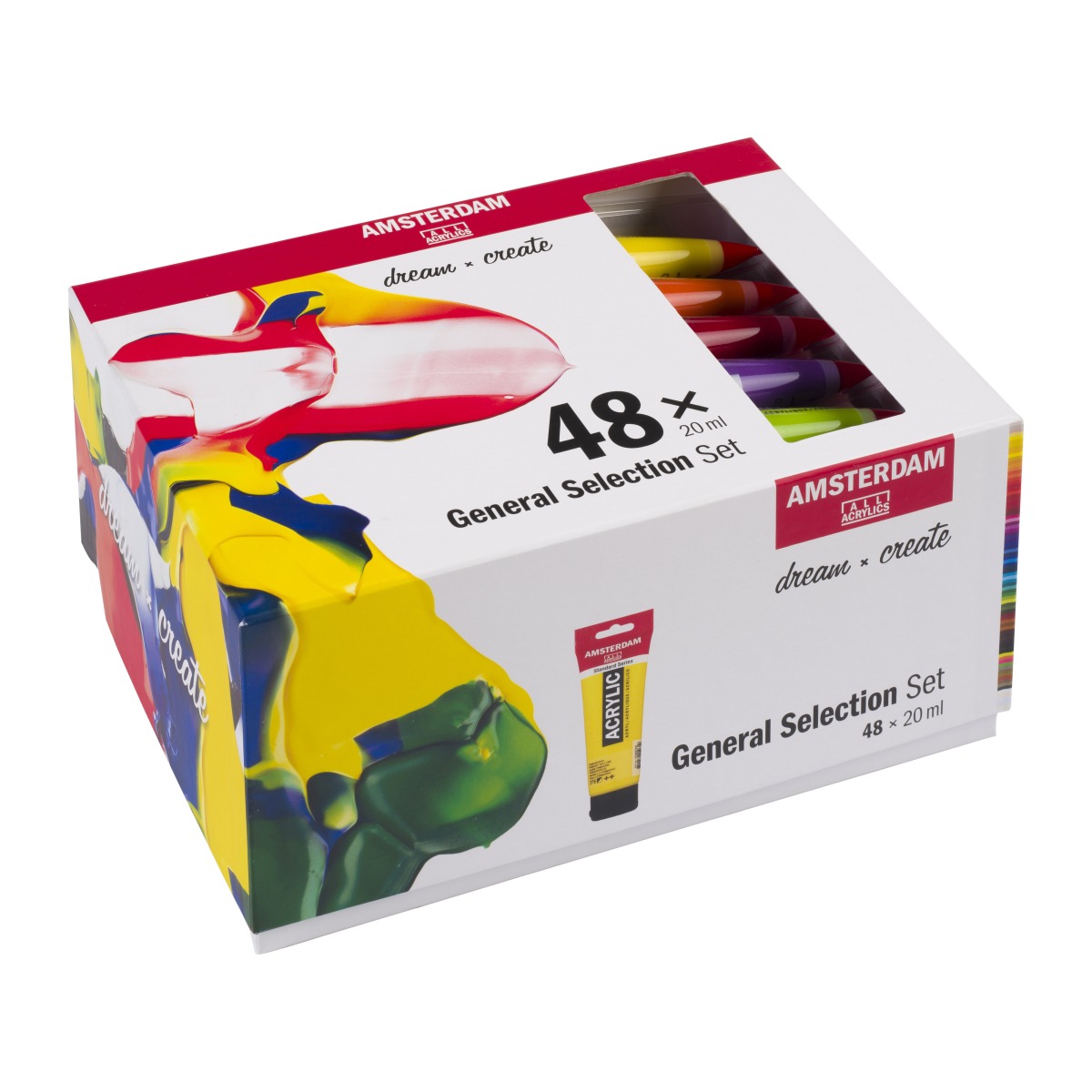 Amsterdam Acrylic lajitelma 48x20ml - General Selection