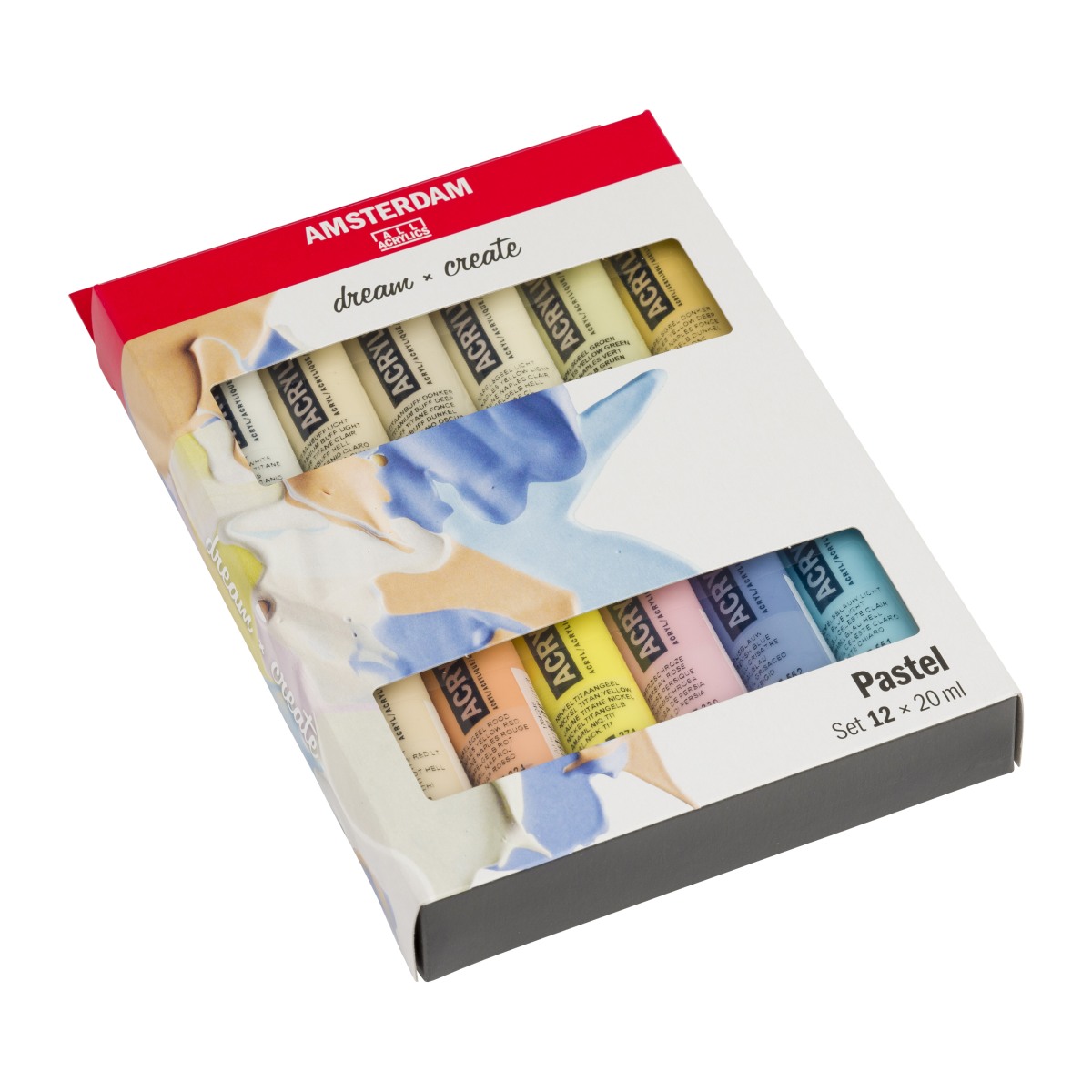 Amsterdam Acrylic lajitelma - Pastellisävyt