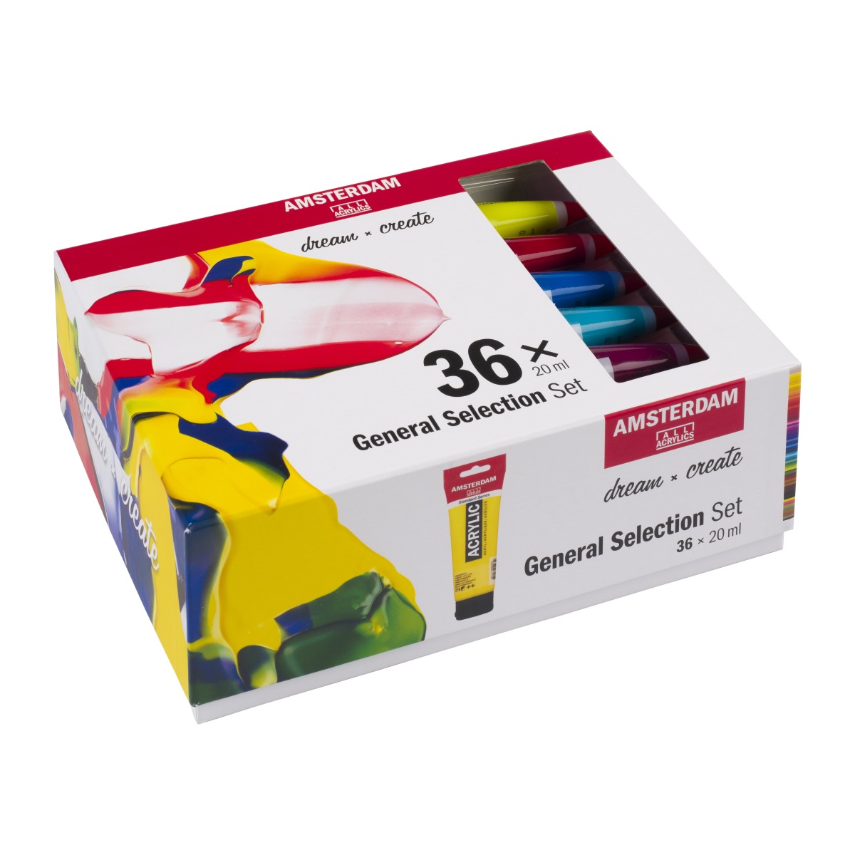 Amsterdam Acrylic lajitelma 36x20ml - General Selection