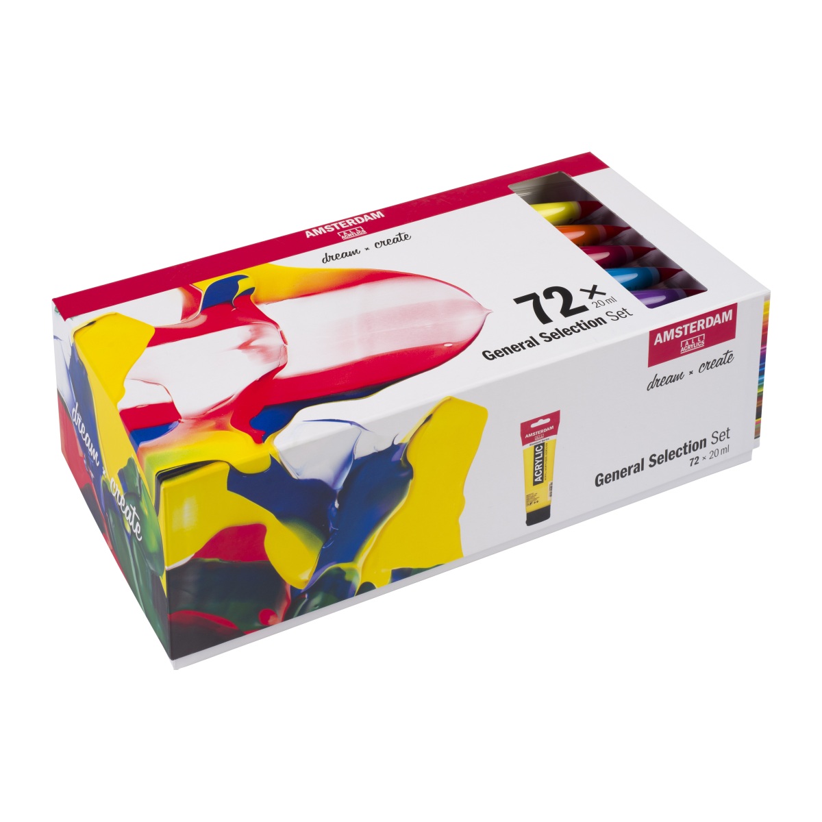 Amsterdam Acrylic lajitelma 72x20ml - General Selection