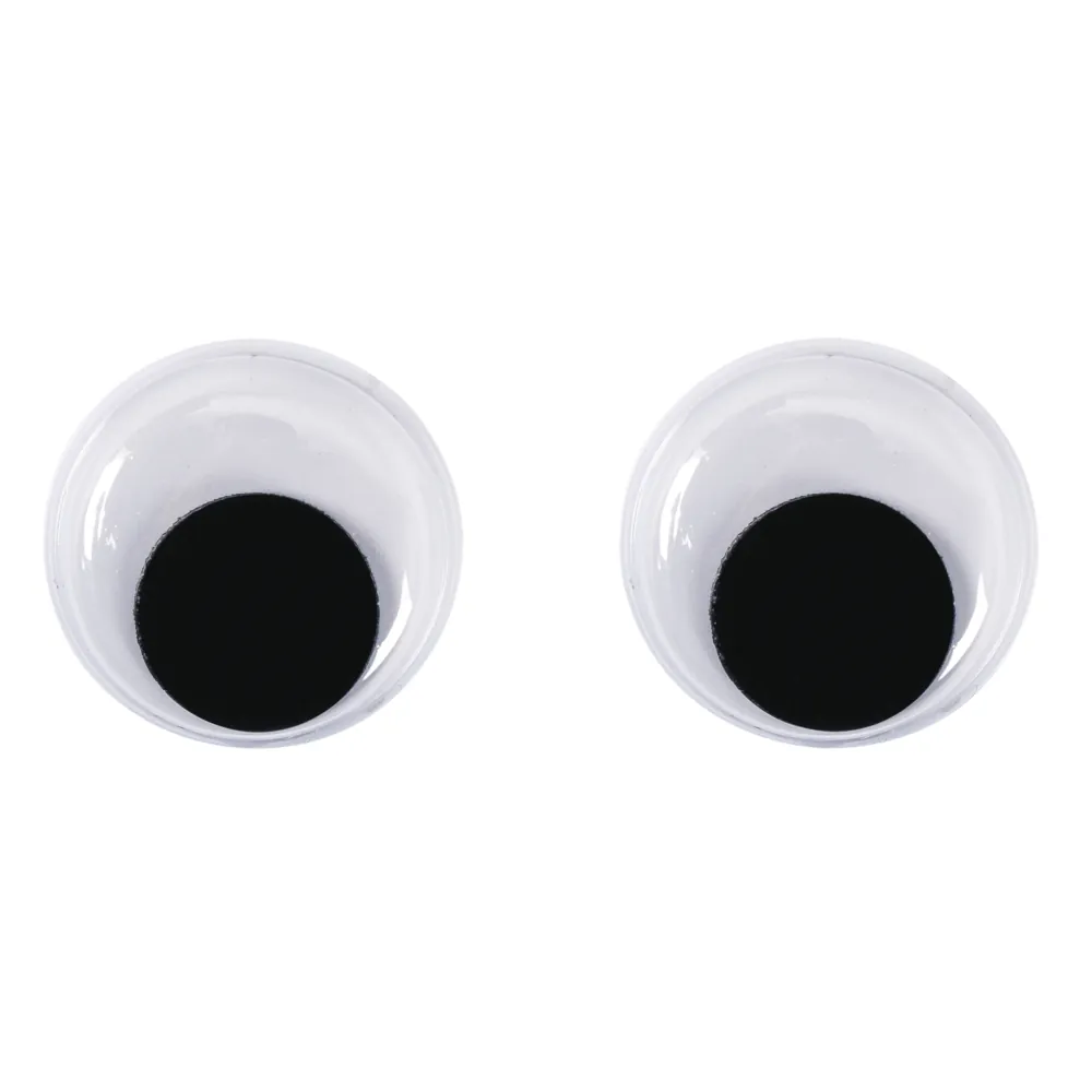 Liikkuva muovisilmä 15mm 10kpl
