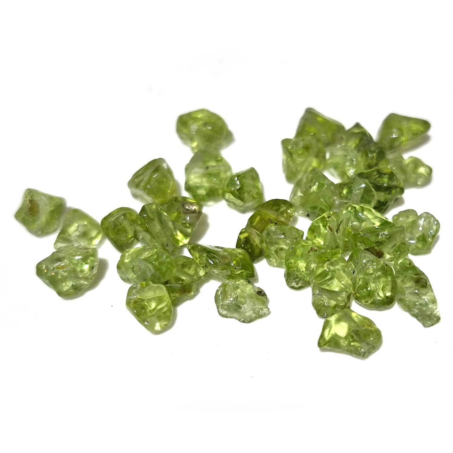 Minikivisiruhelmi n.10g - Quartz Olive