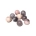 Kivihelmi 8mm 12kpl - Jasper Pink Zebra