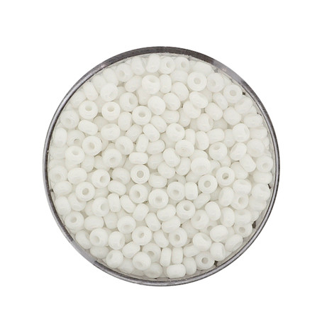 Siemenhelmi 3,5mm - Opaque Valkoinen