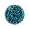 Siemenhelmi 10/0 - Transparent Blue Zirkon Matt Rainbow