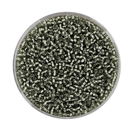 Siemenhelmi 15/0 - Silverlined Black Diamond