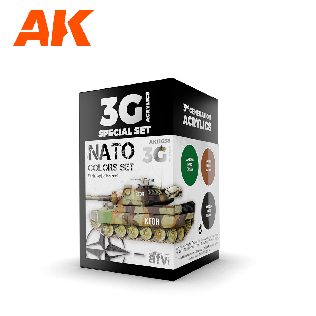 AK Interactive NATO Colors Set