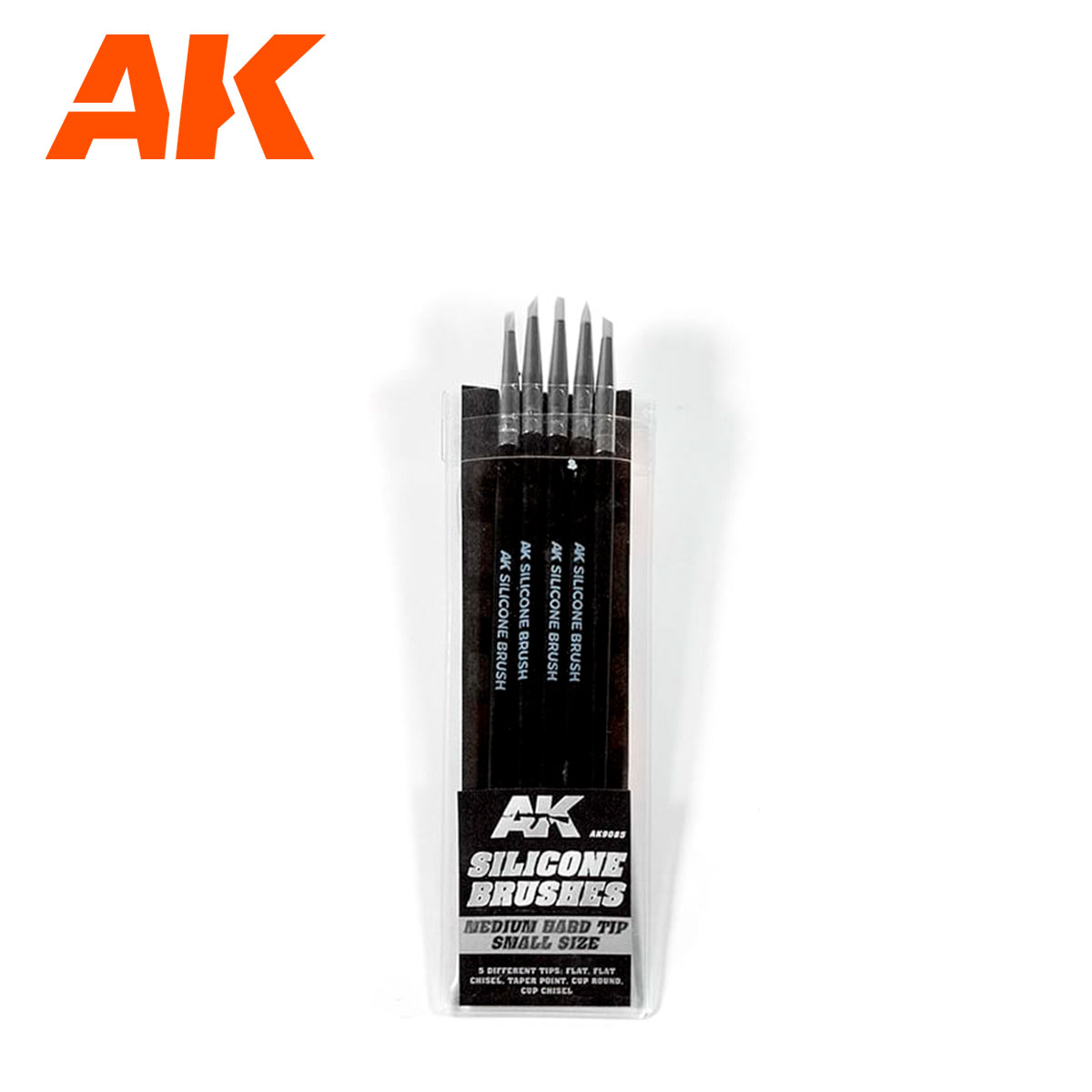 AK Interactive Silikonisivellinsarja Medium Hard Tip Small Size
