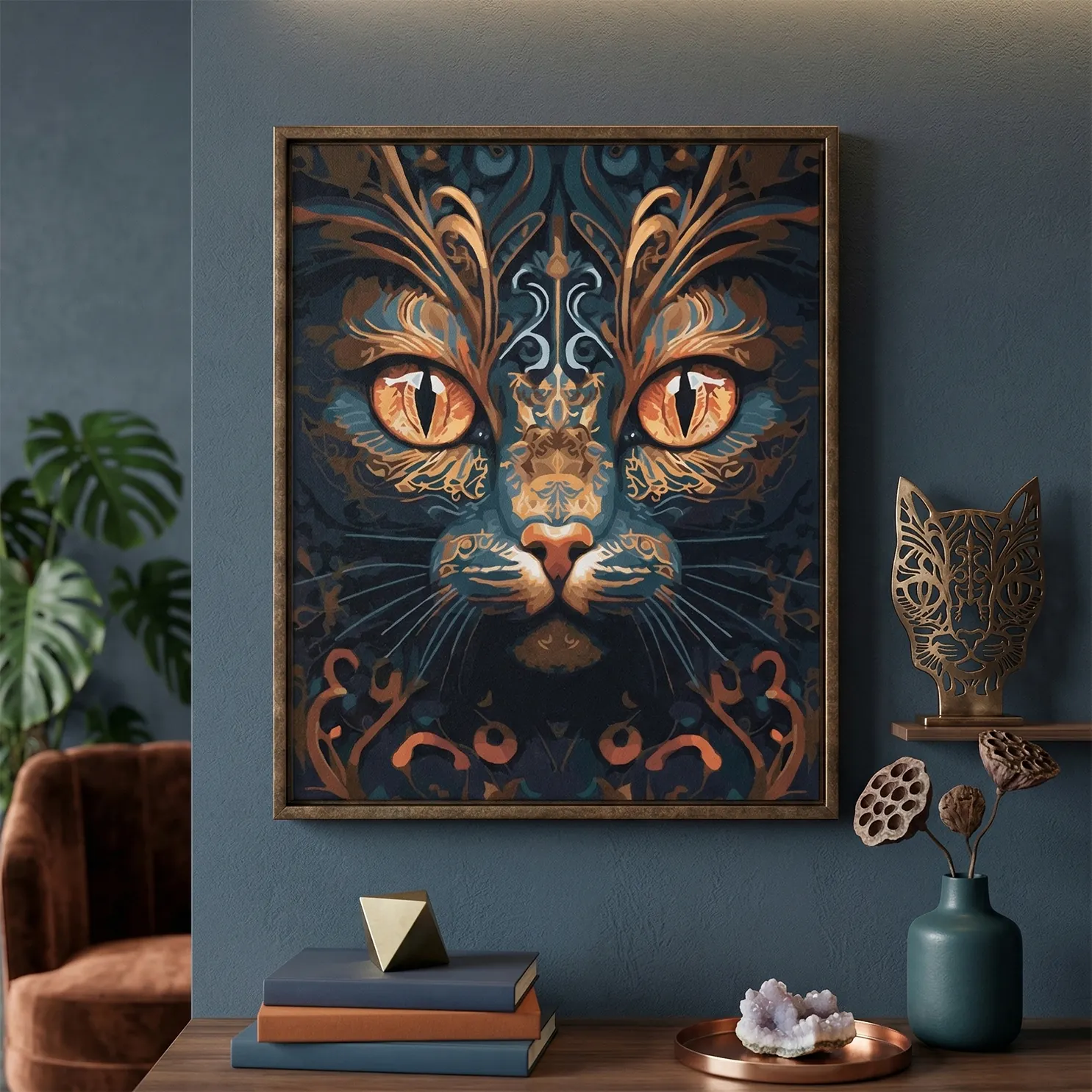 Alternative view of Numeromaalaus 40x50cm - The Look of a Witch