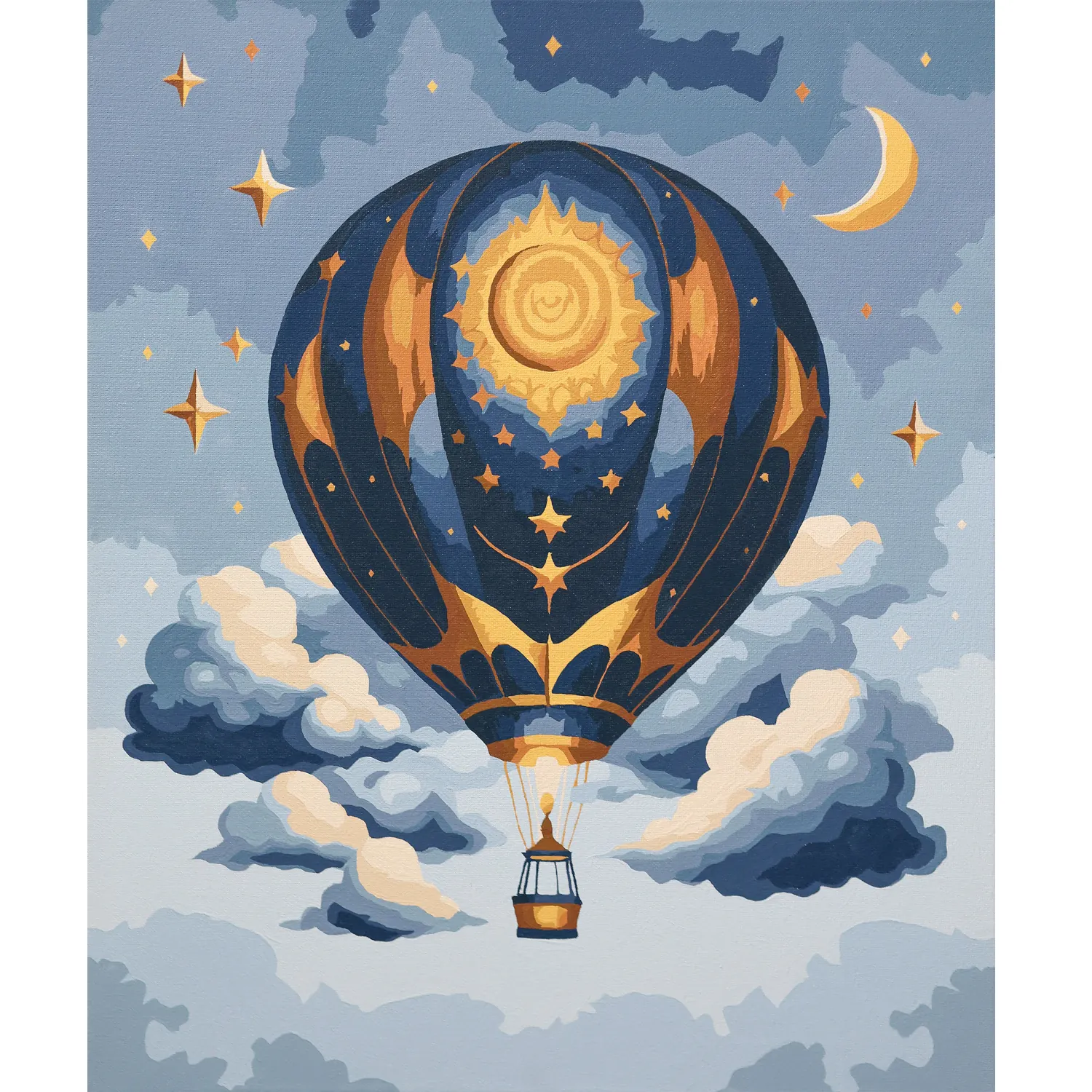 Numeromaalaus 40x50cm - Air Adventure