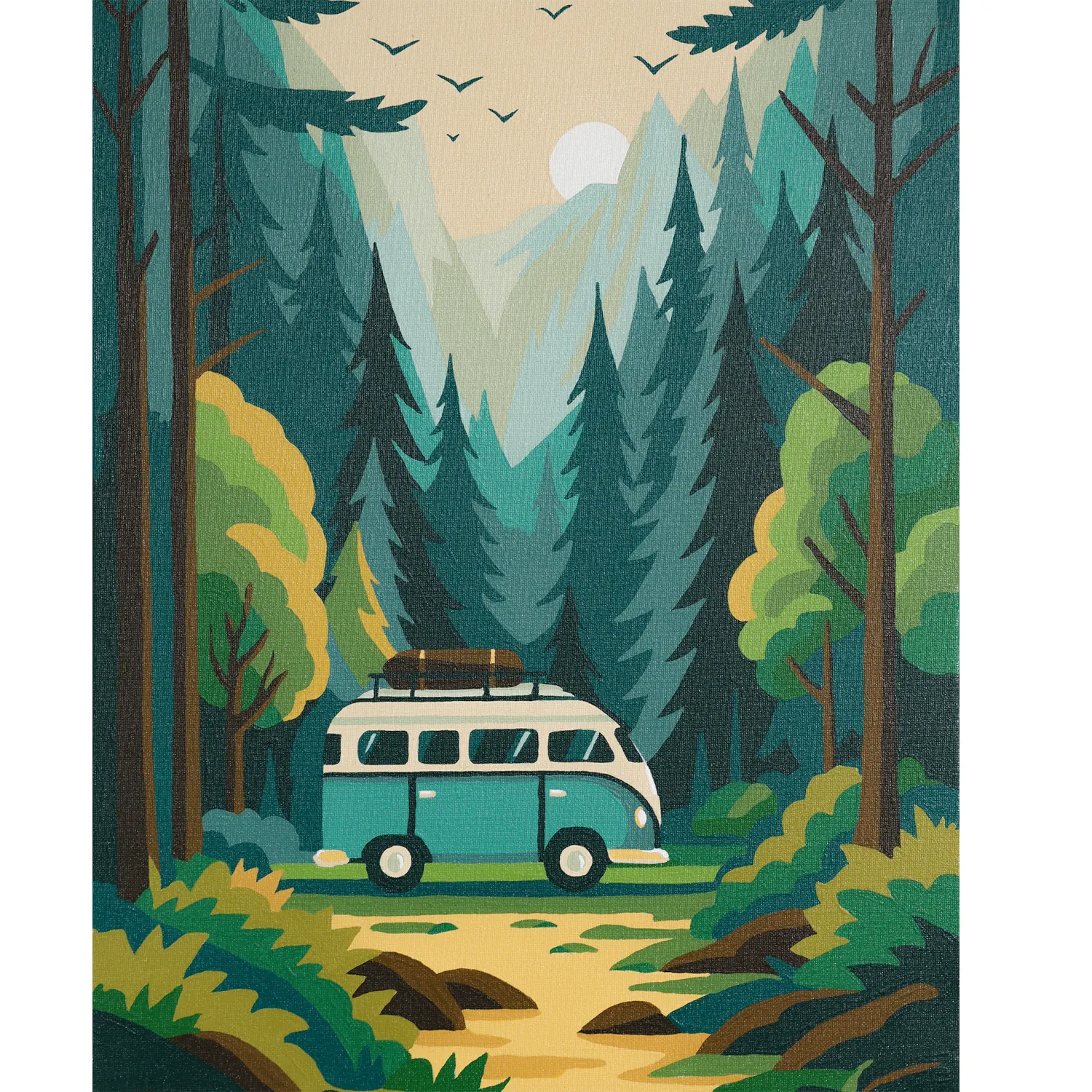 Numeromaalaus 40x50cm - Thirst for Adventure