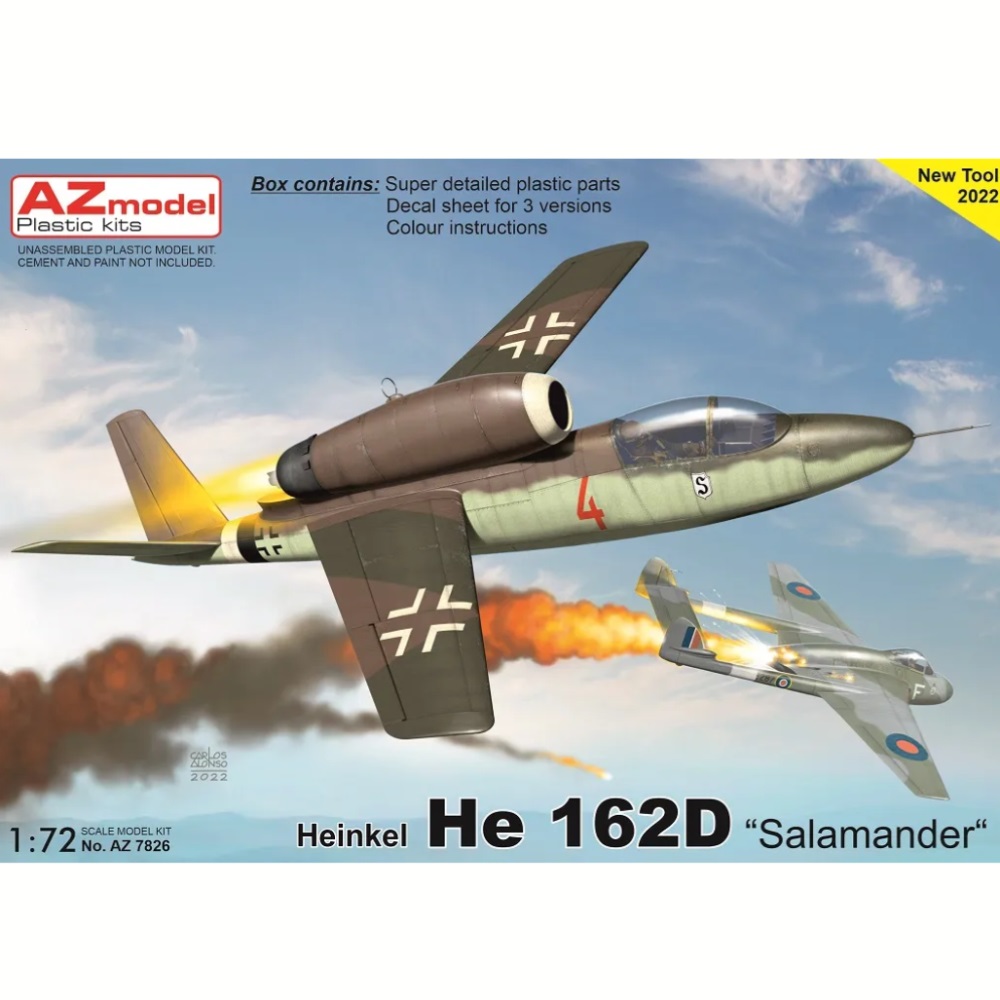 Heinkel He 162D Salamander 1:72