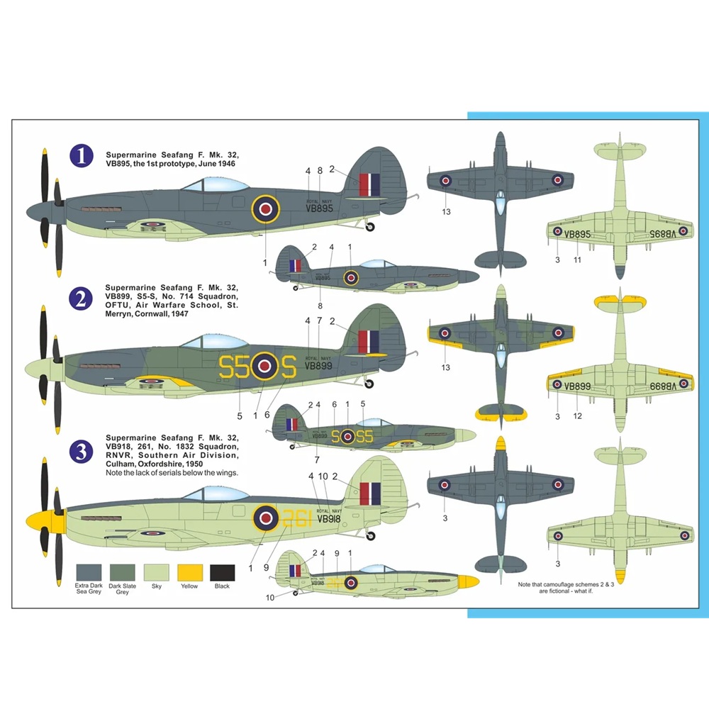 Alternative view of Supermarine Seafang F.Mk.32 1:72