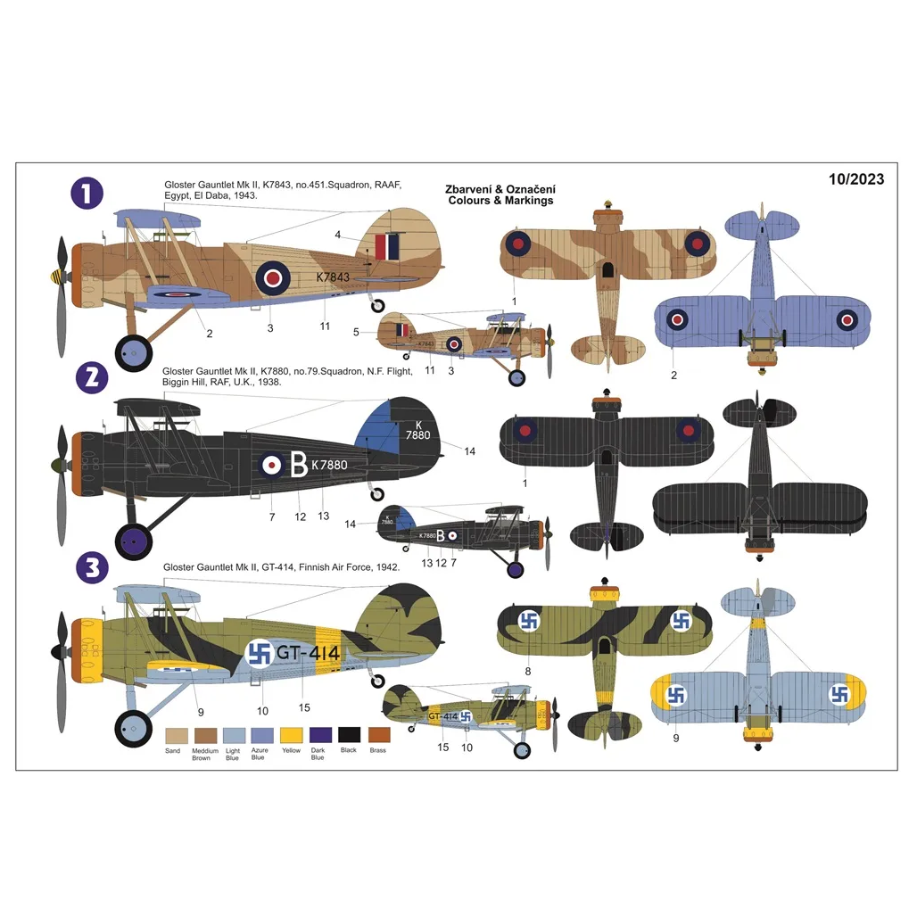 Alternative view of Gloster Gauntlet Mk.II 1:72 SUOMI
