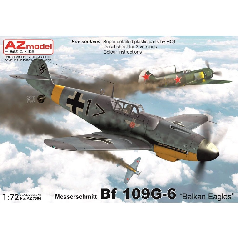 Messerschmitt Bf-109G-6 Balkan Eagles 1:72