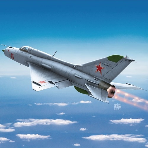 Mikoyan-Gurevich MiG-21PF Fishbed-D 1:48