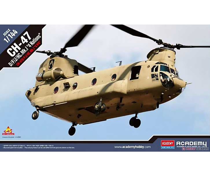 Boeing Chinook CH-47D/F/J / HC.Mk.I 1:144