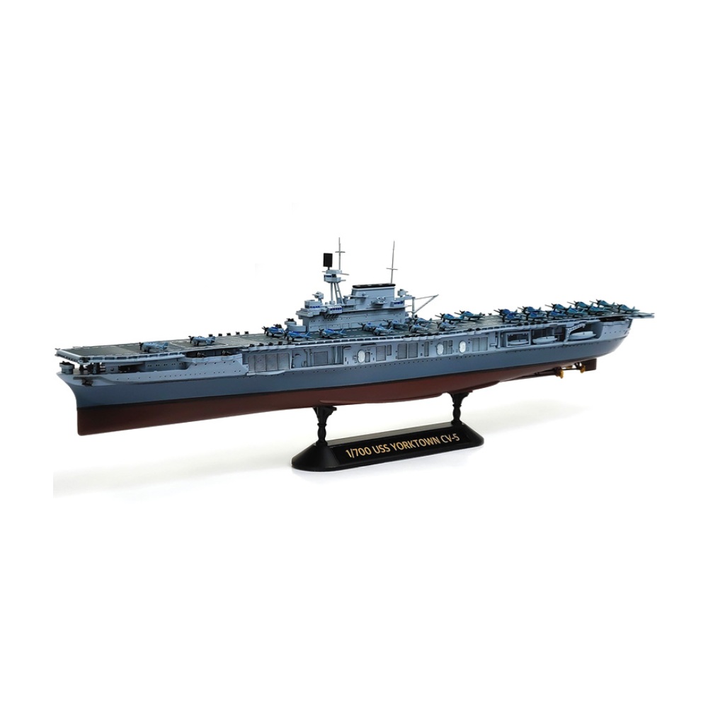 Alternative view of USS Yorktown CV-5 1:700
