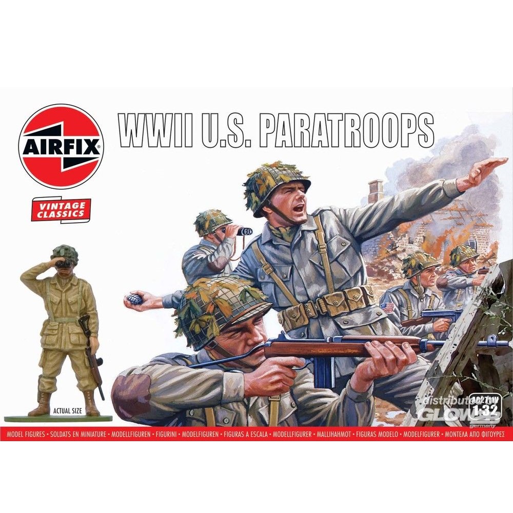 WWII U.S. Paratroops 1:32