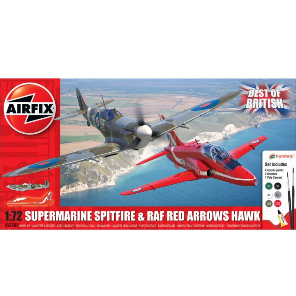 Best of Britain Spitfire & Hawk 1:72 Starter Set