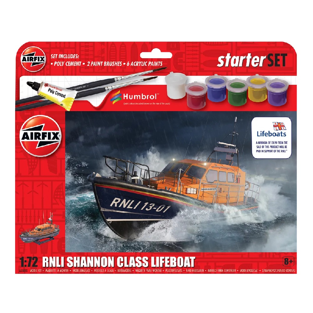 RNLI Shannon-Class Lifeboat 1:72 Starter Set