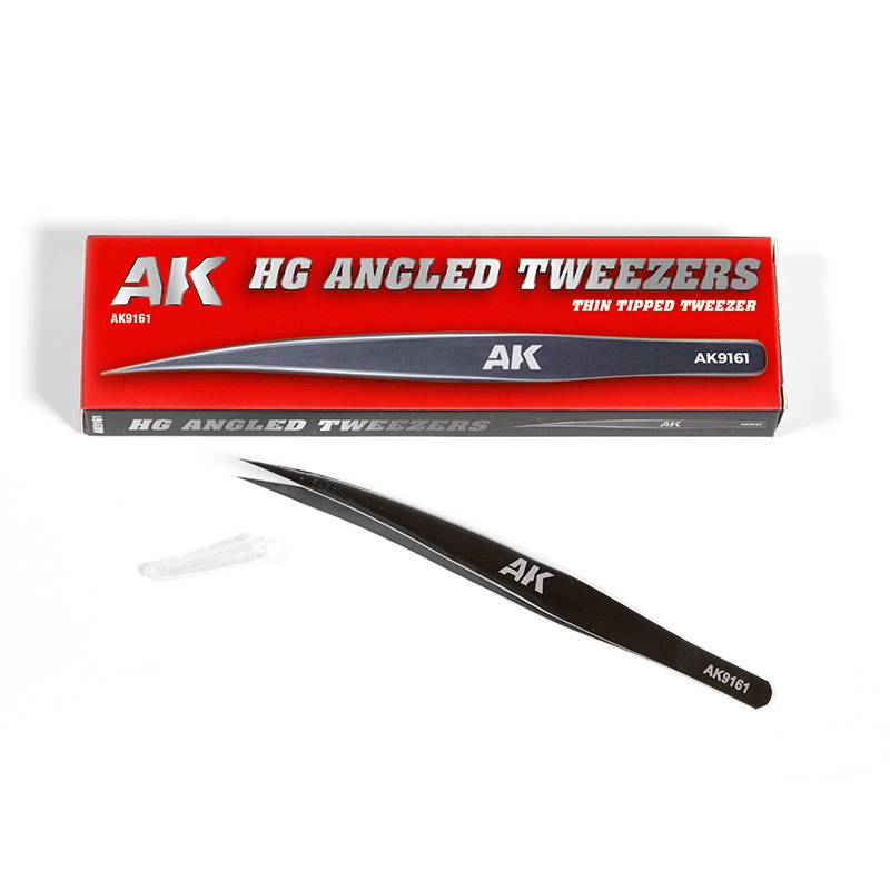 AK Angled Tweezers - Viistokärkiset pinsetit